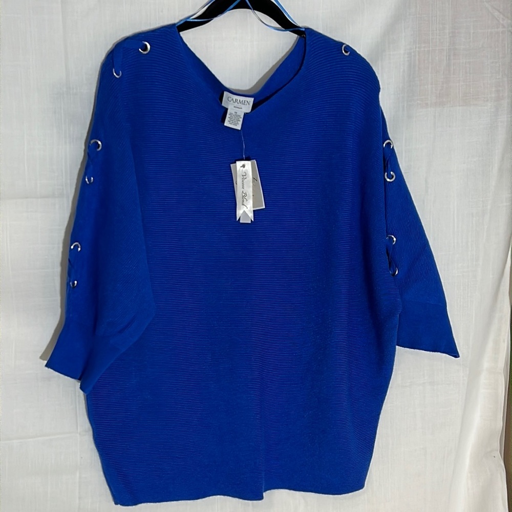 Royal blue sweater